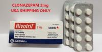 90 Tabs Clonazepam (Rivotril 2mg) Galenika - USA ONLY