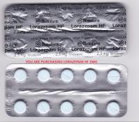 90 Tabs Ativan Lorazepam HF 2mg 